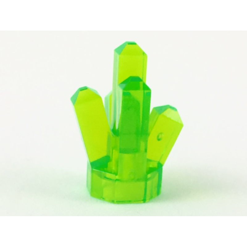 Rots 1x1 Kristal 5 punten Trans Bright Green